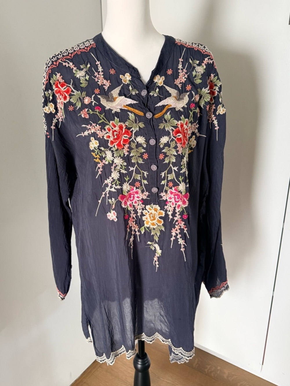 Johnny Was embroidered Tunic (dress, blouse)